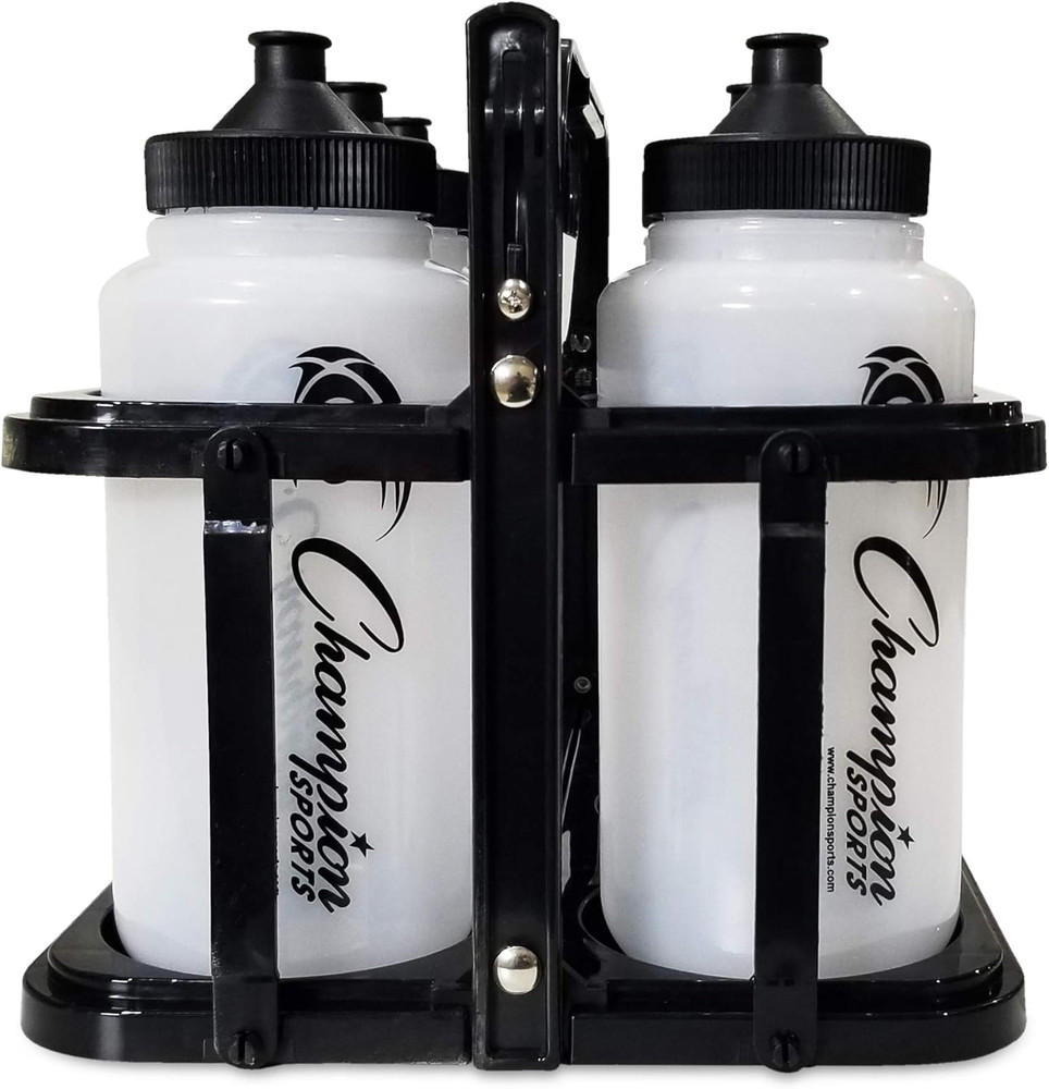 Plastic Water Bottle Set, Quart, Black