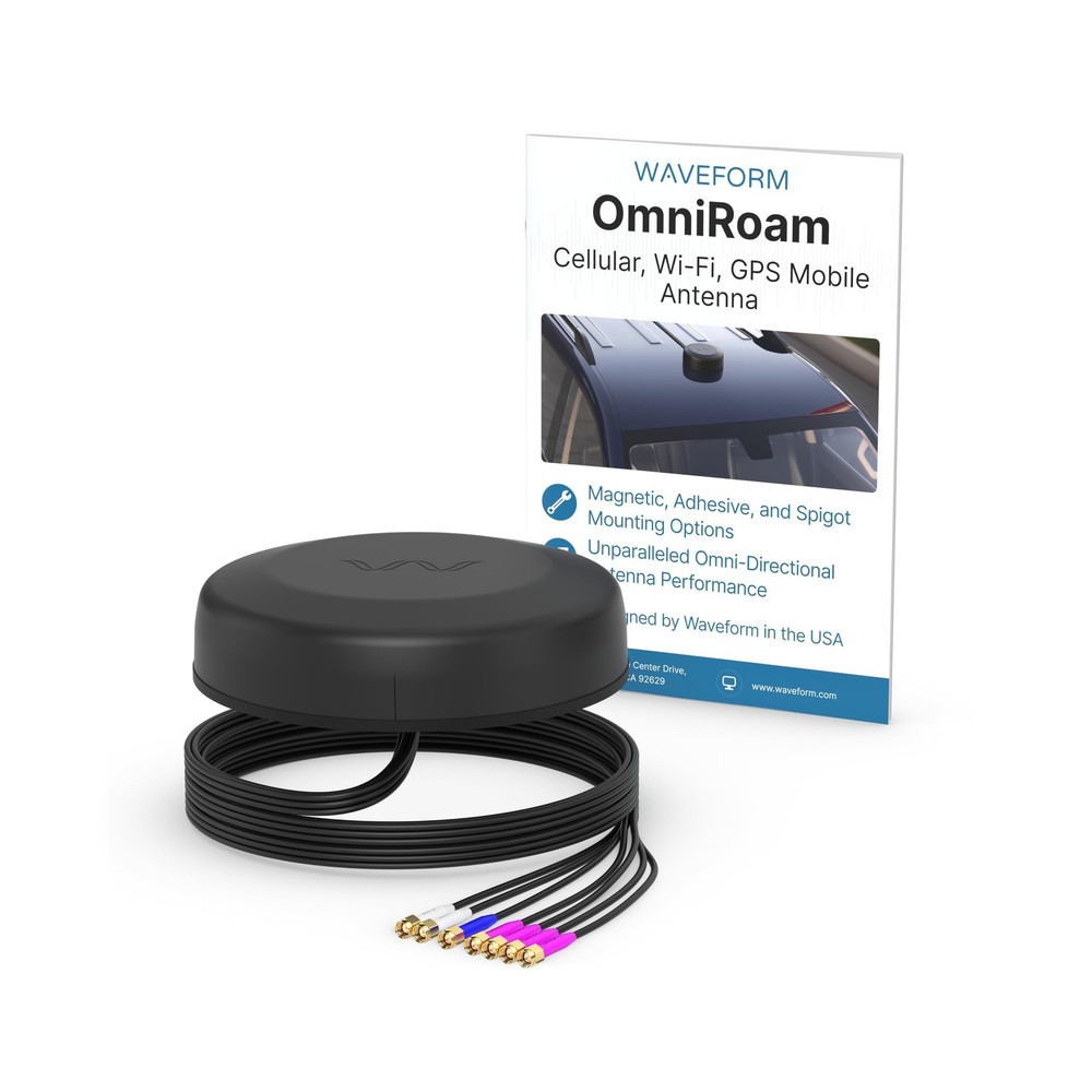Waveform OmniRoam 7-in-1 Low-Profile Mobile Antenna – High-Performance, Ru