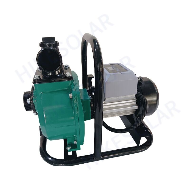 Solar Pump DC72V 800W 1.1HP Max Flow 26T/H Self prime Portable Pumping Kit BLDC