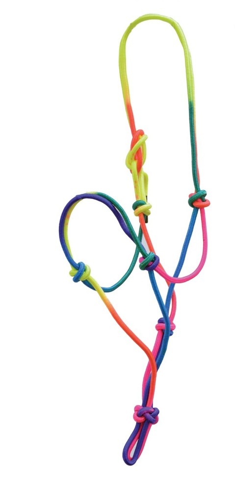 Rainbow Rope Horse Halter #26025