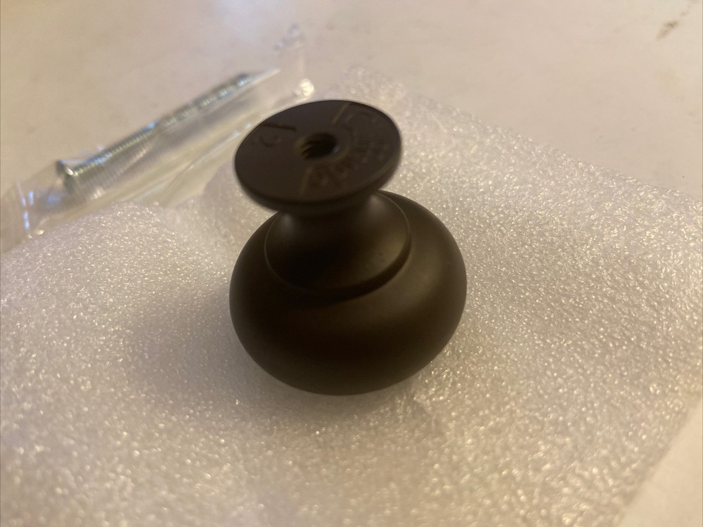 Cliffside Z100-OA Flat Brown Finished Cabinet Knob Pull