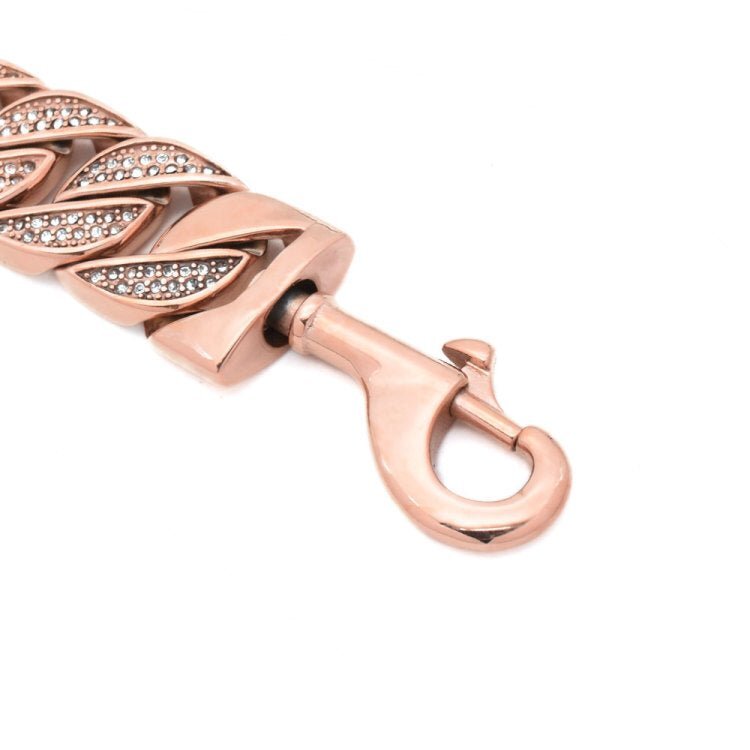 ROSE 🌹 DIAMOND DOG LEASH