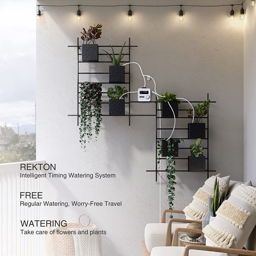 Automatic Drip Irrigation Kit,Houseplants DIY Micro Self Watering System 30day