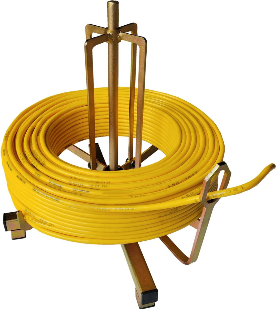 Folding wire spool rack, Floor or Stud Mounted ，new cable dispenser, Electrician