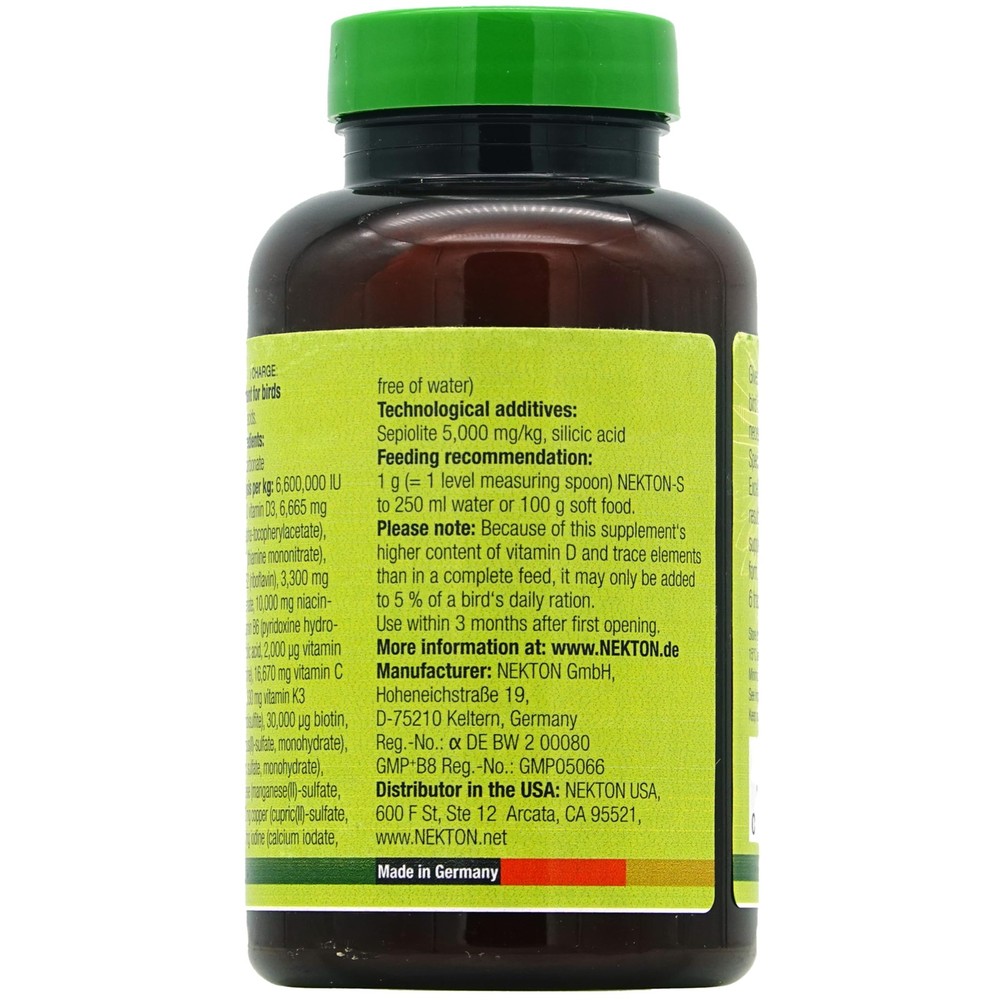 Nekton-S Multi-Vitamin for Birds, 150gm