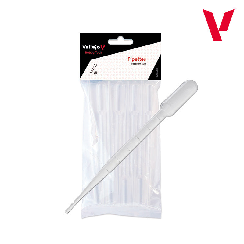 Vallejo 26003 Pipettes Medium 3ml (8pcs) - US