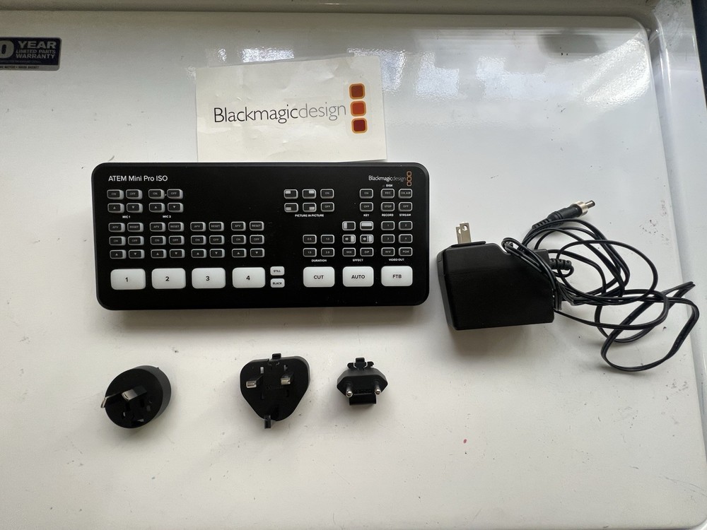 Blackmagic Design ATEM Mini Pro ISO HDMI Live Stream Production Switcher