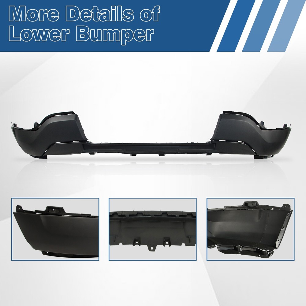 Black Front Bumper Plastic For 2016 EXPLORER LOWER FO1095261