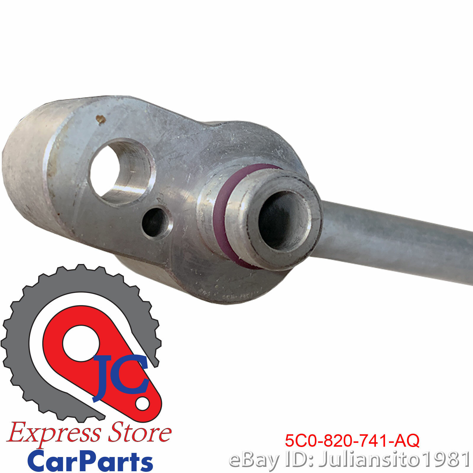 5C0820741AQ VOLKSWAGEN GENUINE OEM JETTA AC REFRIGERANT LIQUID HOSE