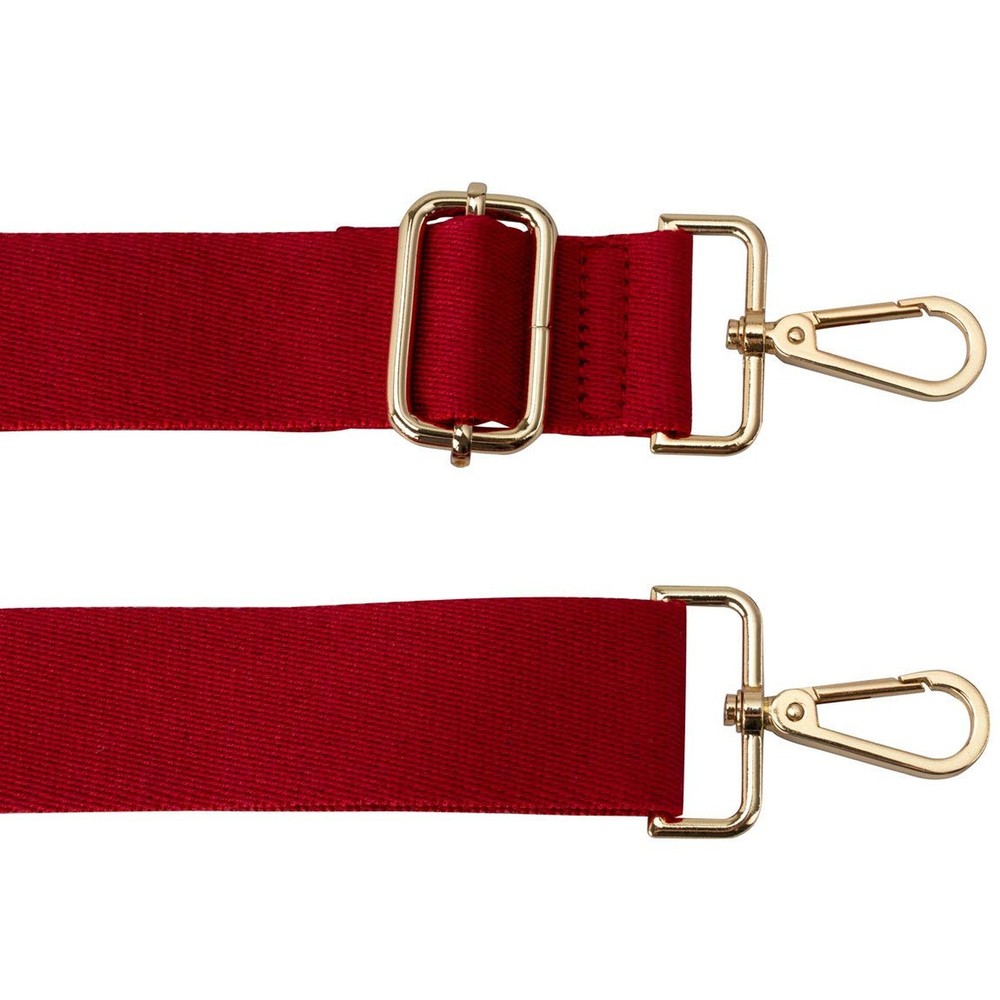 Allzedream Crossbody Bag Strap Soft Adjustable Replacement Purse Straps Red