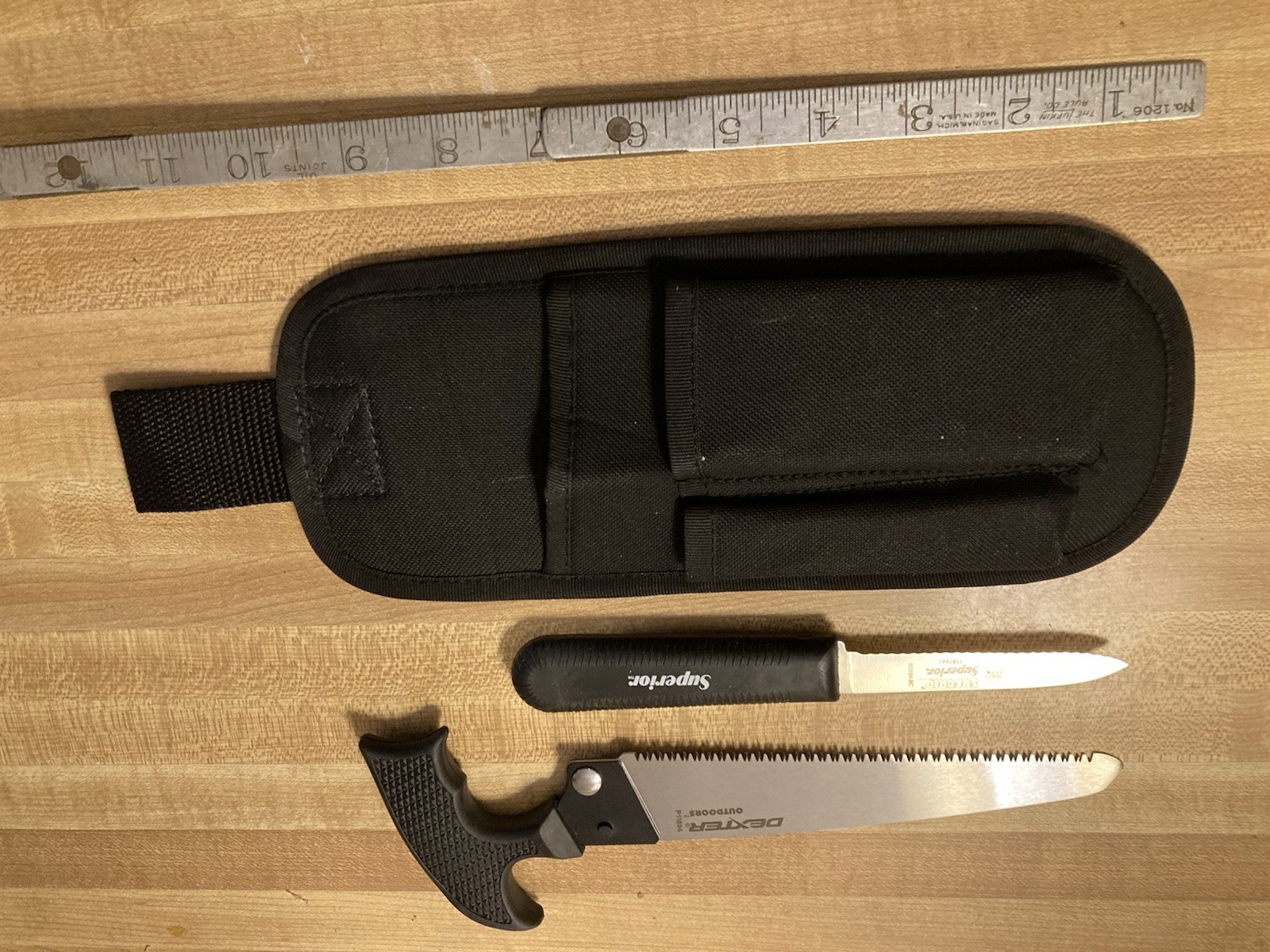 DEXTER OUTDOORS 3 PIECE KNIFE SAW KIT/ HUNT - FISH