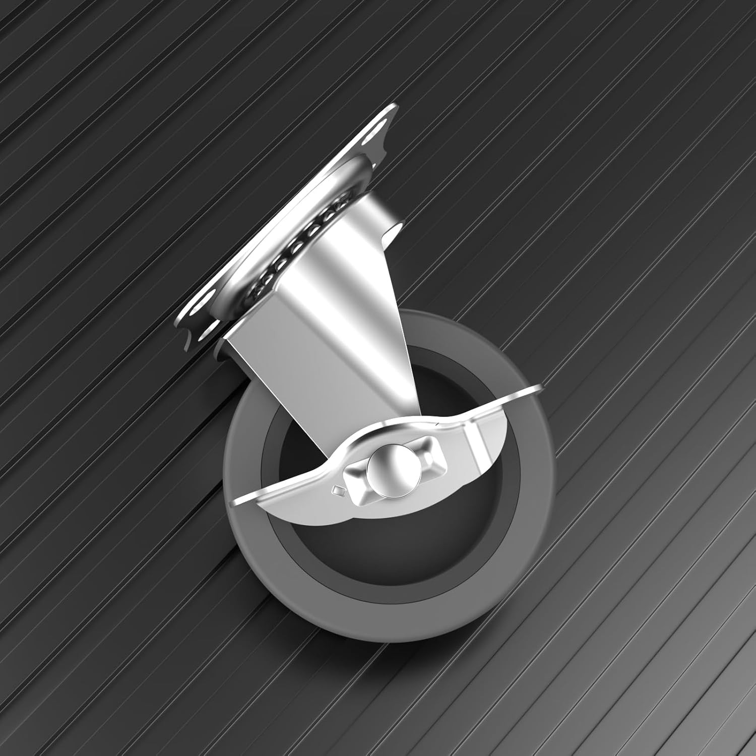 3 Inch Caster Wheels, Casters Set of 4, Heavy Duty Caster with Brake, Locking Ca