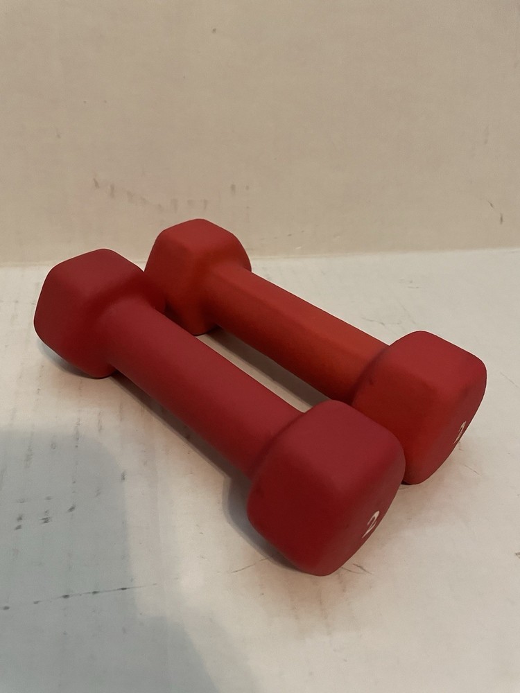 Two Pink 2 Pound Weights