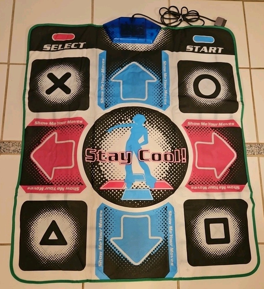 Dance Dance Revolution PlayStation PS2/DDR Mat Controller- Tested- Nice  Shape