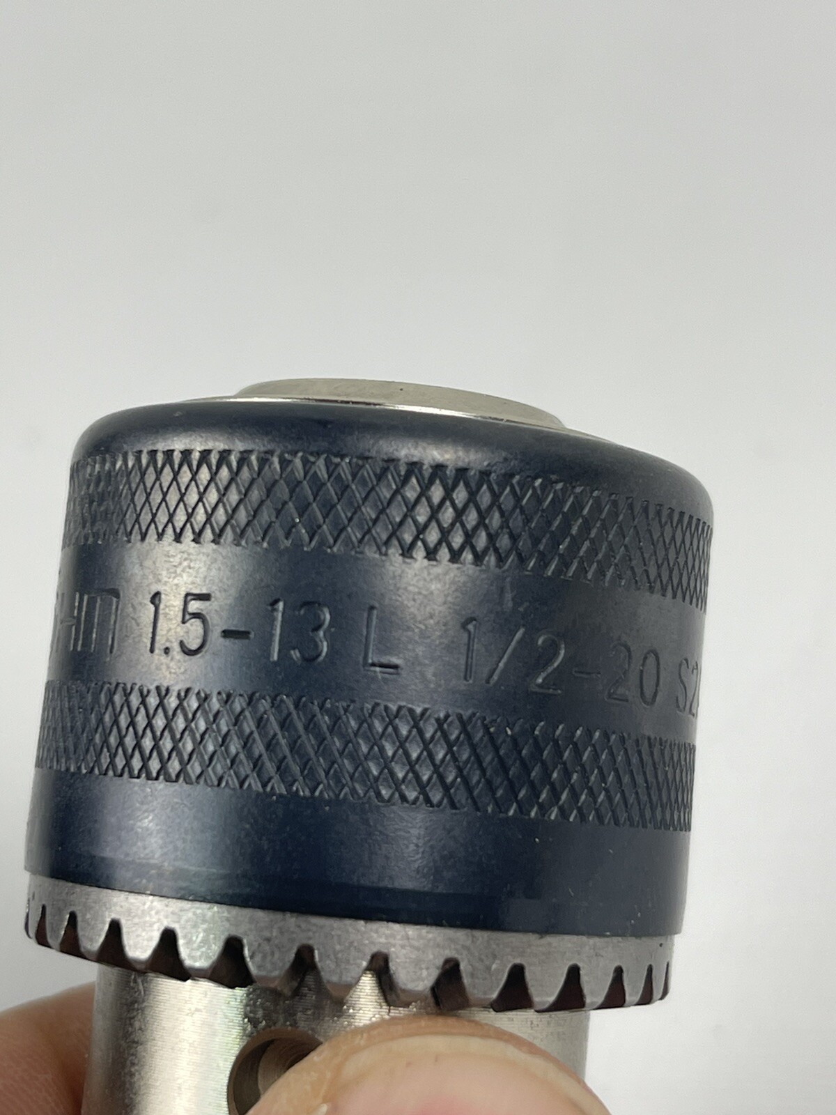 Rohm Key Type Drill Chuck 1/2”-20 NC Thread, 1/16" - 1/2" Clamping range