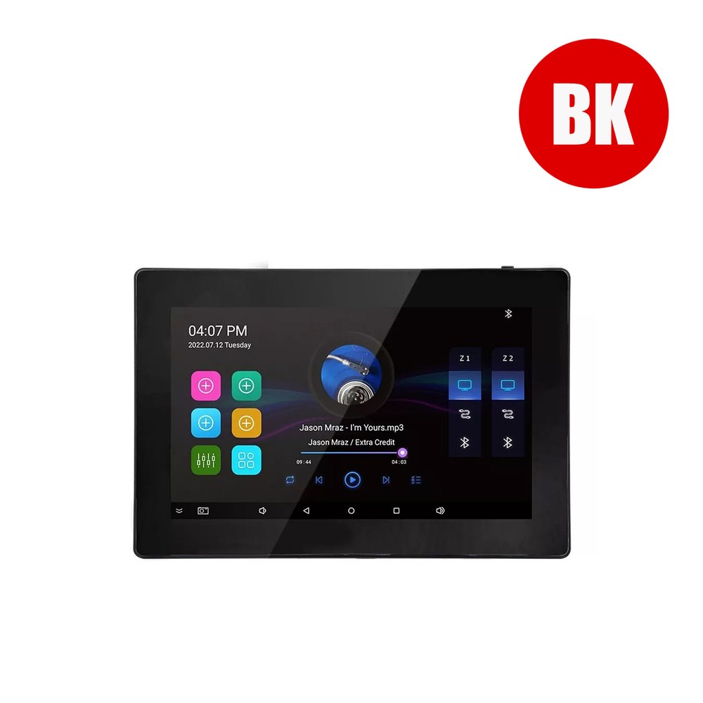 On-Wall Amplifier WIFI Touch Screen Bluetooth Android Audio 7"Background Music
