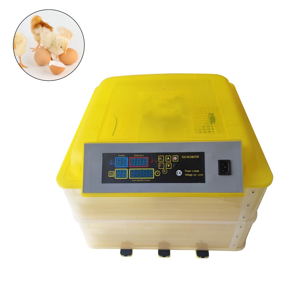 110V Egg Incubator Hatcher Digital 96 Eggs with Automatic Egg Turning