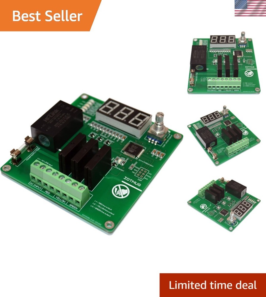 Dynamic RGB Light Sequencer - 3 Channel Controller with Easy Programming Options