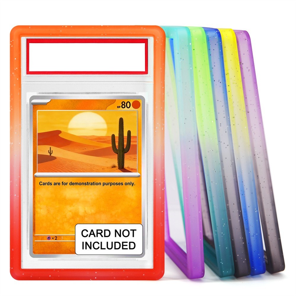 6x Gradient PSA Graded Card Slab Bumper Guard Protector Skin TPU - STACKABLE