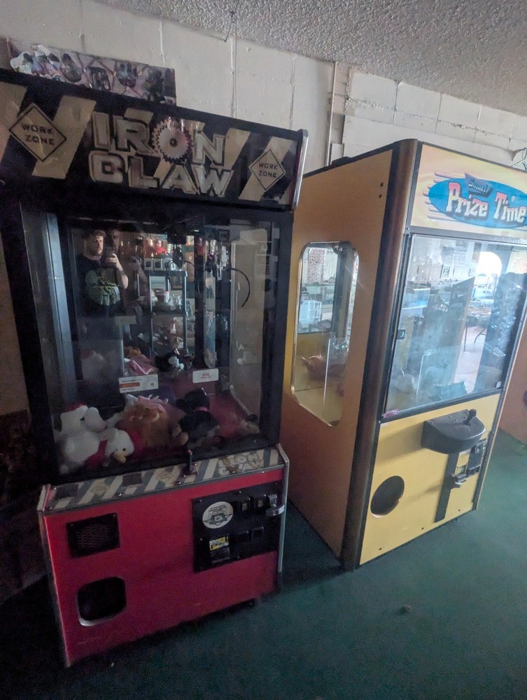 7pcs Arcade Claw Change Stop And Win Game Machines Full Size Bill Validators