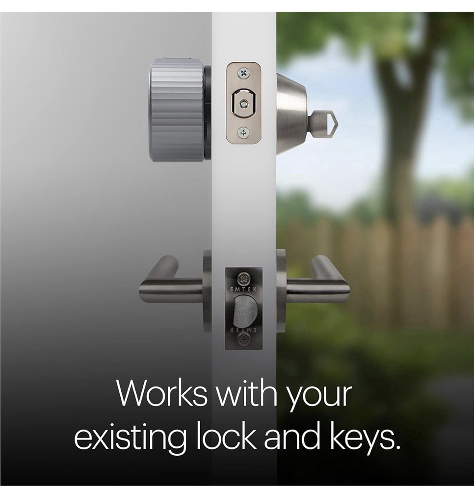 August Smart Lock Pro with Connect Wi-Fi Bridge - Silver