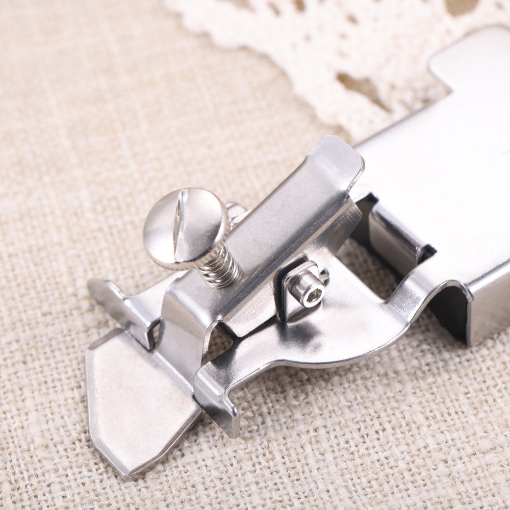 Metal Magnetic Seam Guide Silver Multiple Functions Sewing Machine Tool 11*3.2cm