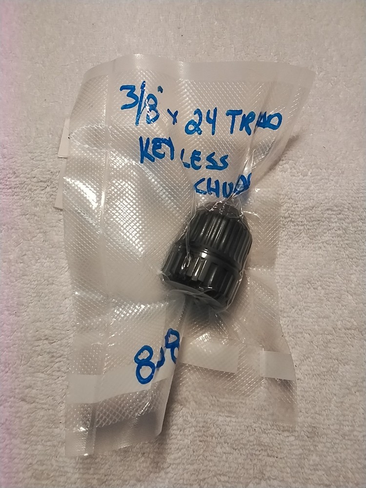 JACOBS 3/8" KEYLESS 3/8"×24 TREAD CHUCK 🇺🇸 USA