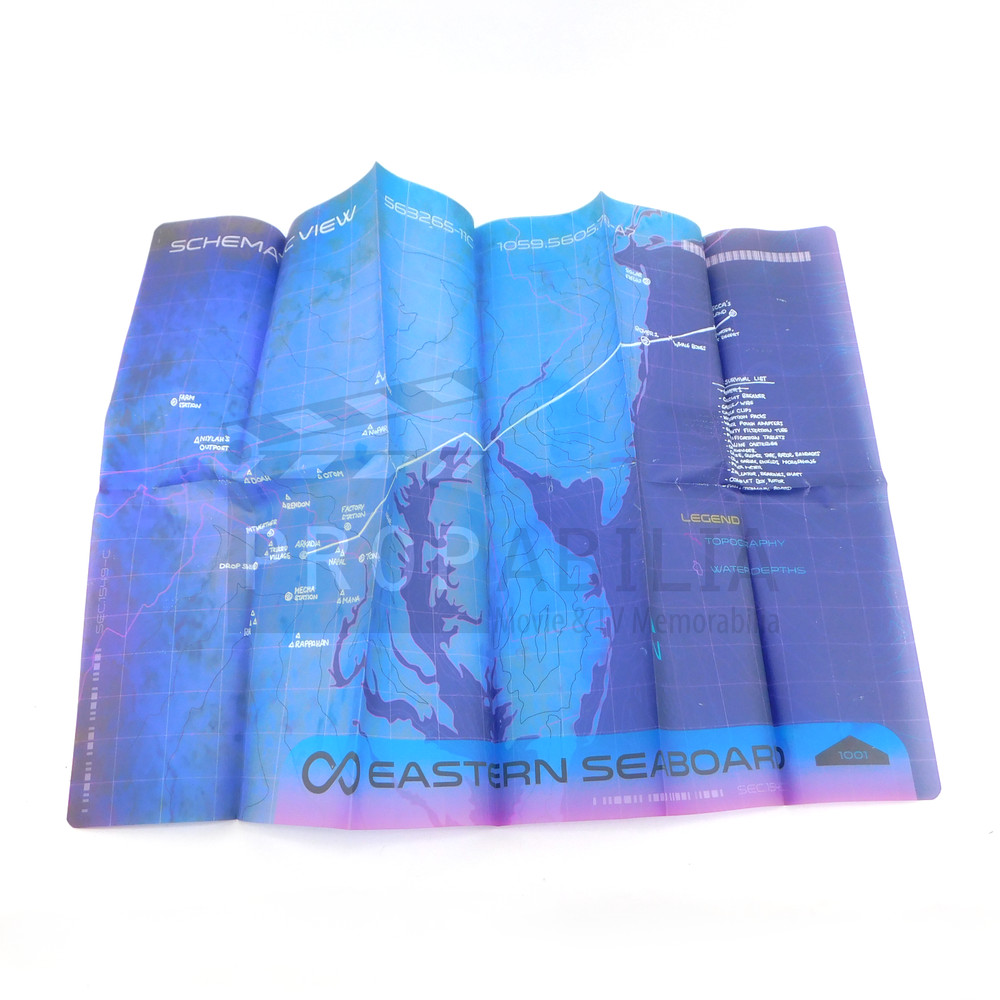 THE 100 Clarke's Map S05E01 Original Prop (5006-8257)