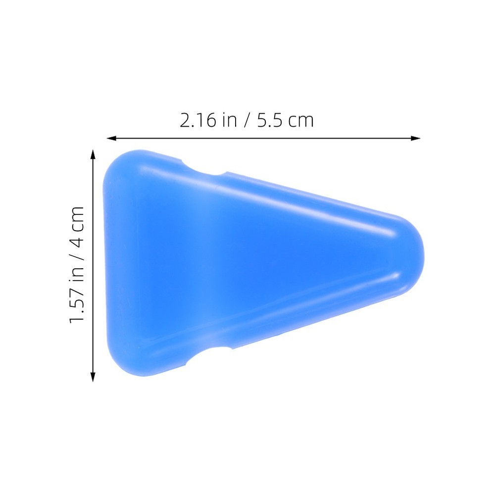 4 Pcs Tuning Fork Replace Supply Accessories Stand Triangle Silicone Base