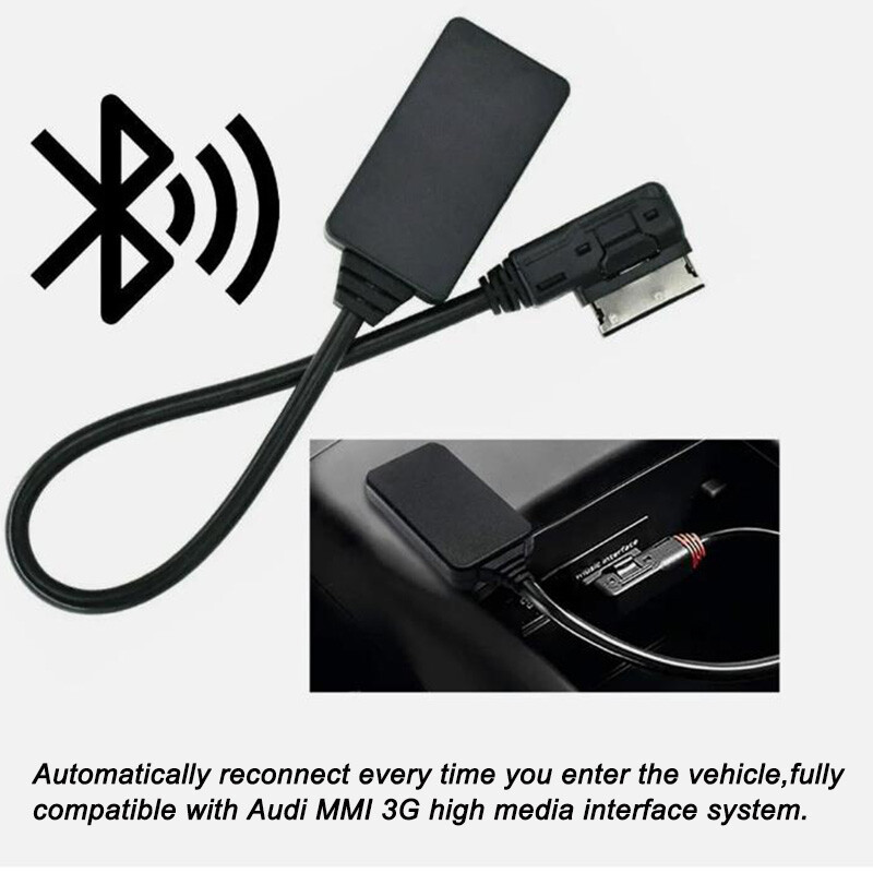 Bluetooth USB AUX Audio Cable Adapter Wireless Module For Benz GL ML CLS SLK GLK