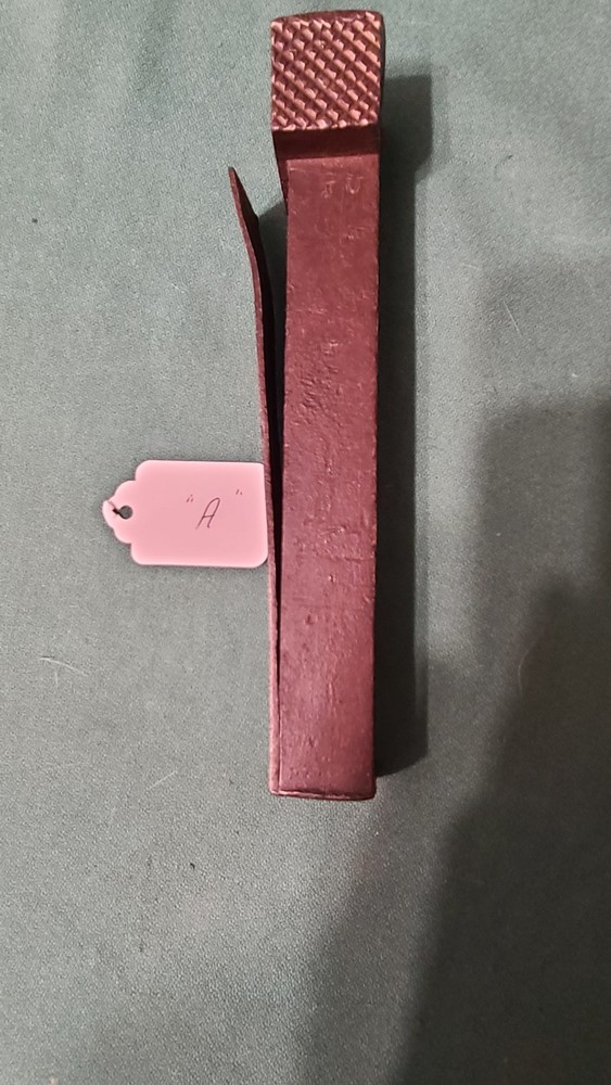 Vintage Bench Stop for Work Bench Spring Loaded size 1" x 1"