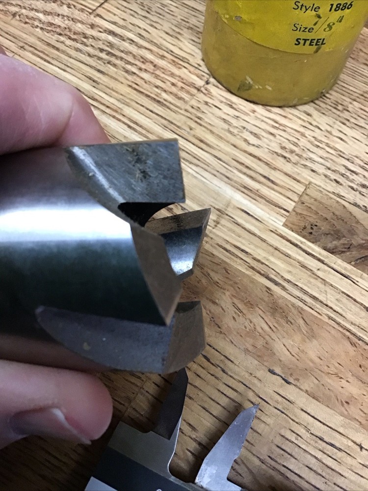 MORSE 7/8”. ( 1 3/4” ) Hollow Mill Solid Type High Speed 1886 Type