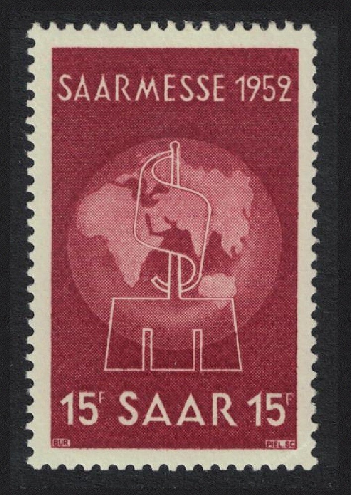 Saar Fair Saar 1952 MH SG#314