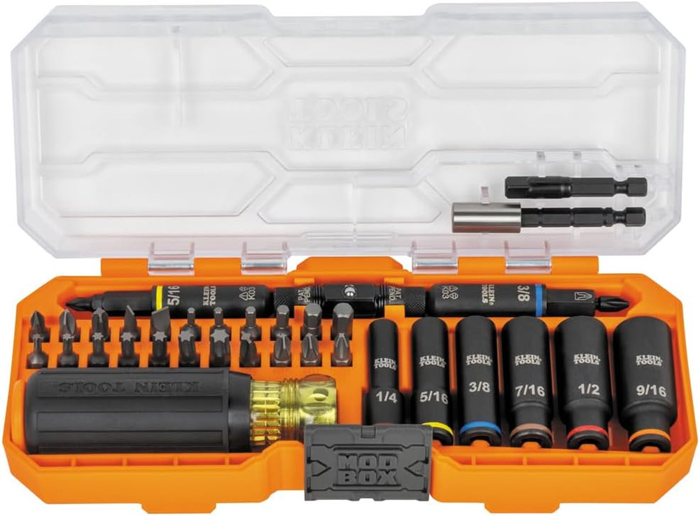 32502HD KNECT Impact-Rated Screwdriver and Socket Set with Modbox Case, 41-Piece