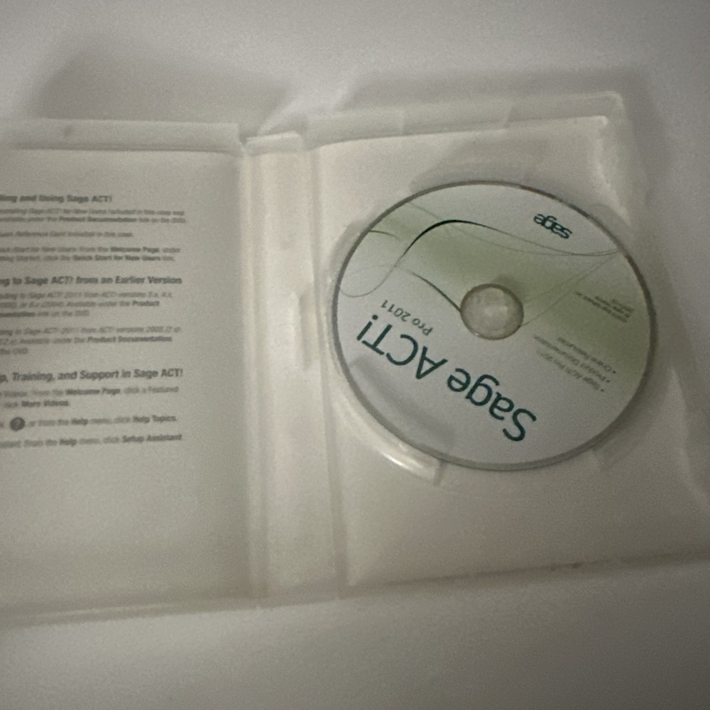 SAGE ACT Pro 2011 - Pre owned Q49