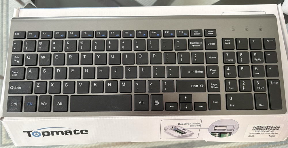 Topmate KM9000 Wireless Keyboard and Mouse