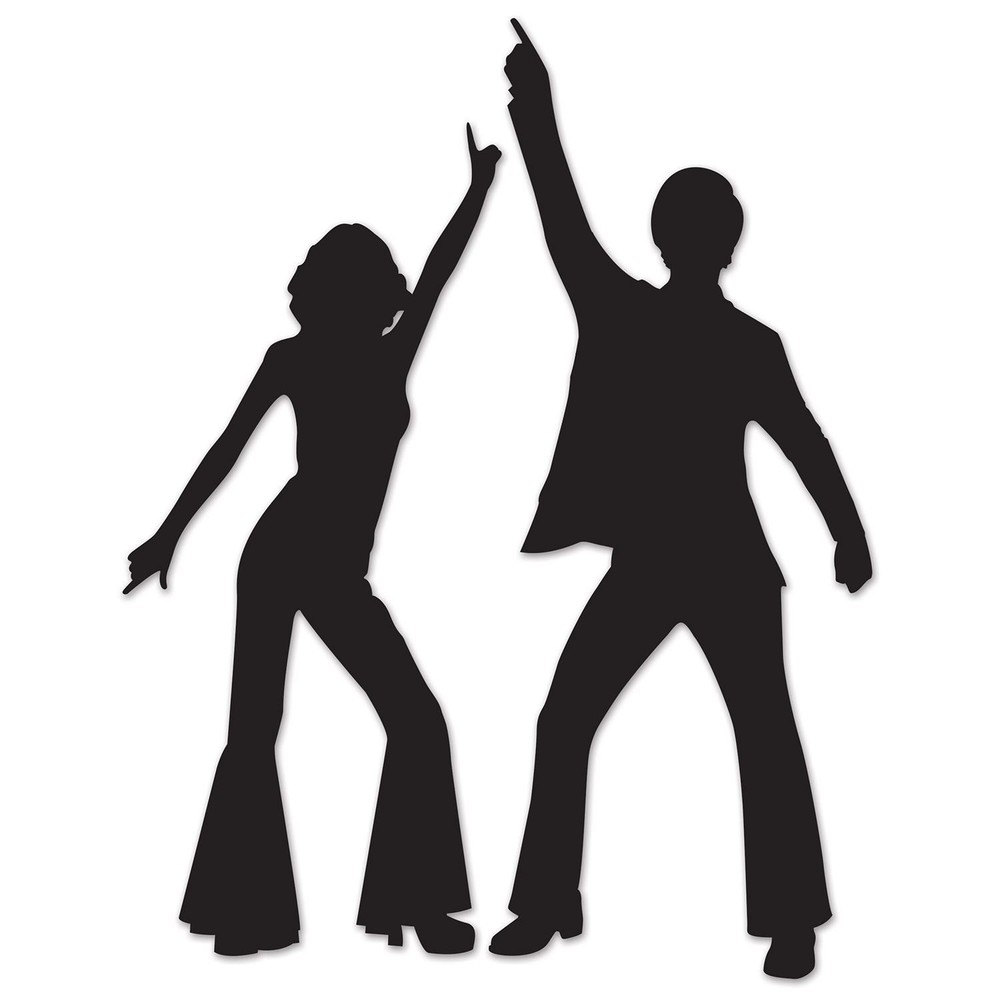 Beistle Disco Silhouettes - 70's | Party Supply | Decoration