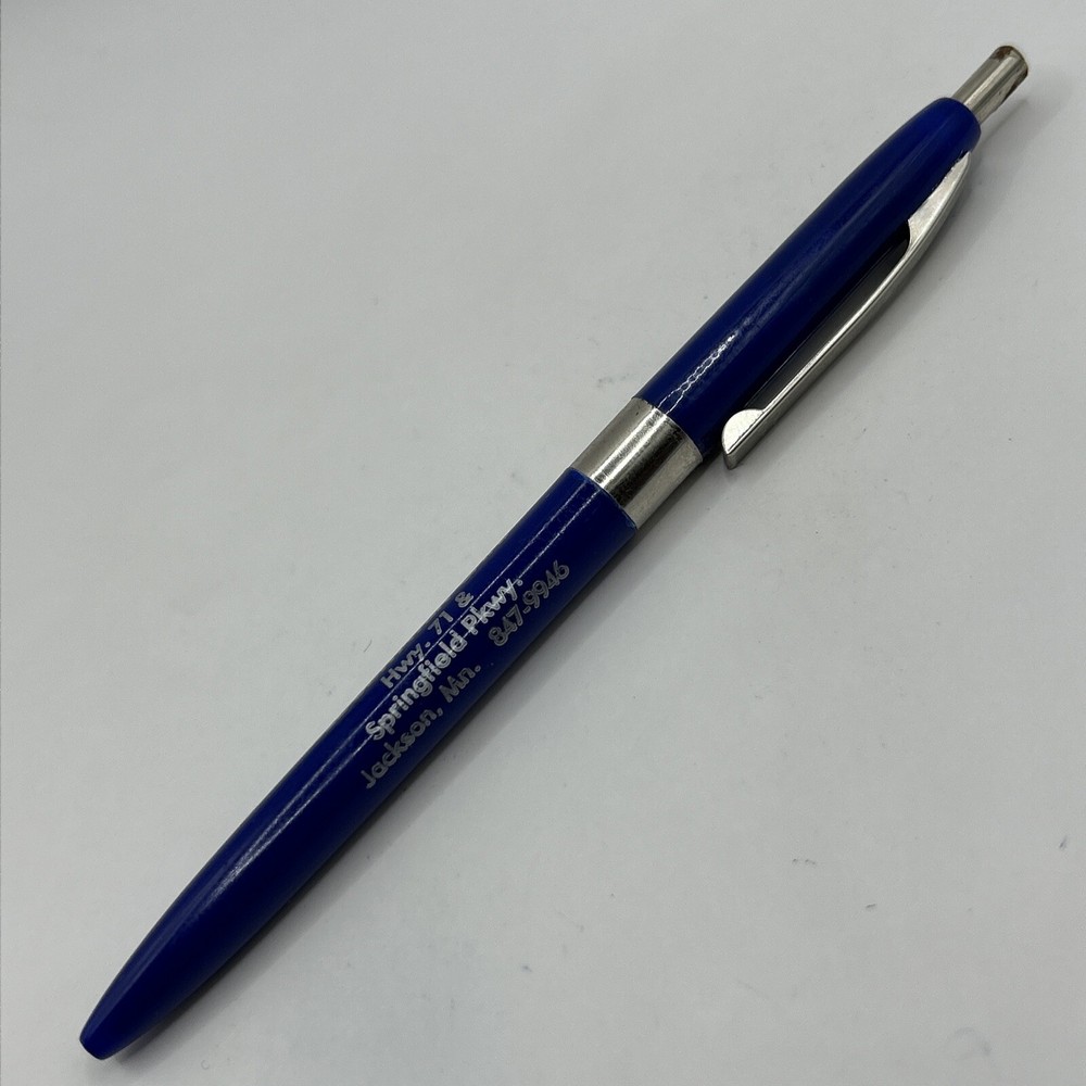 VTG Ballpoint Pen Edgewater Cafe Jackson Minnesota