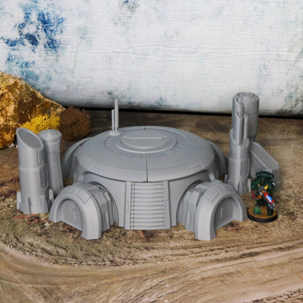 Barracks - United Frontier - Tabletop Wargaming Grimdark Gothic Sci-Fi Terrain