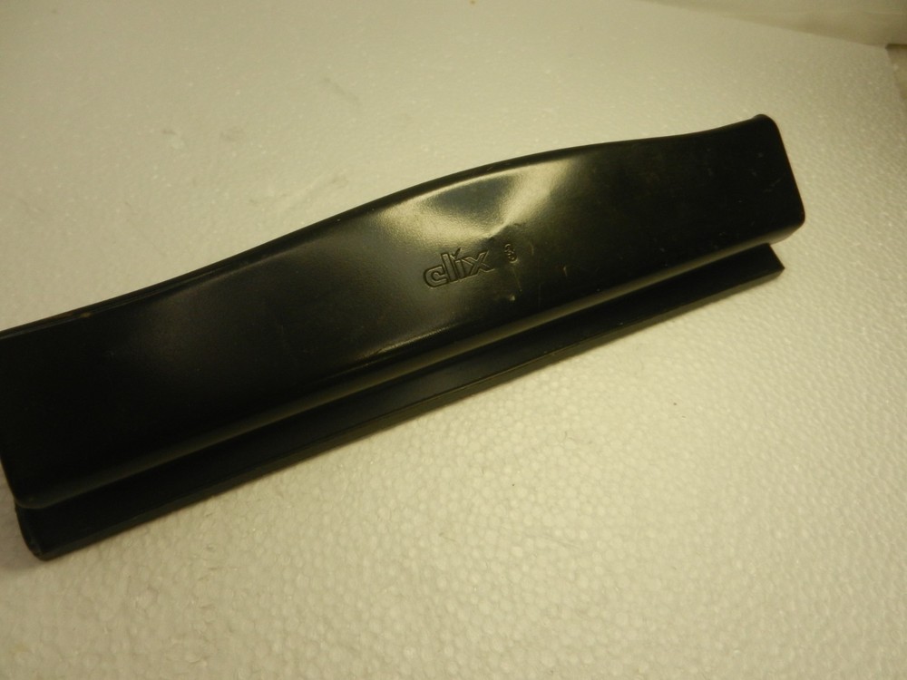 Vintage Clix #3 Paper Hole Punch Adjustable Black