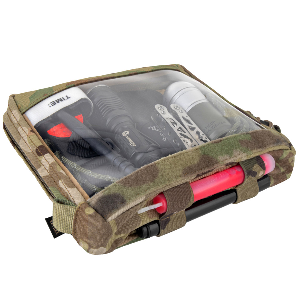 KRYDEX Clear Top Insert Cube Organizer Hook Back Packing Travel Backpack Large