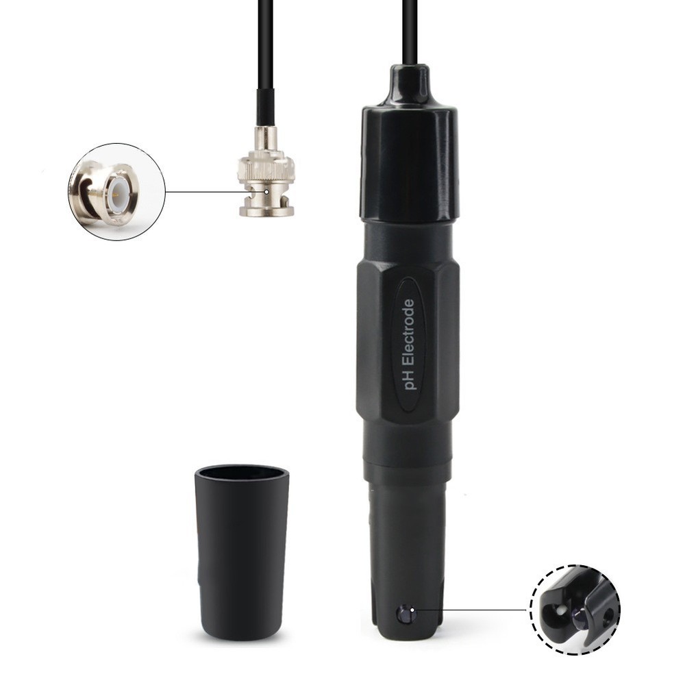 2m Wire Length Stable And Sensitive PH ORP Electrode Probe BNC Connector
