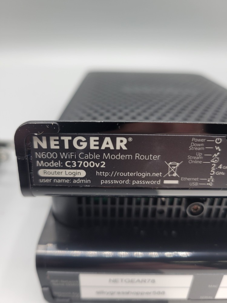 Netgear N600 WiFi Cable Modem Router