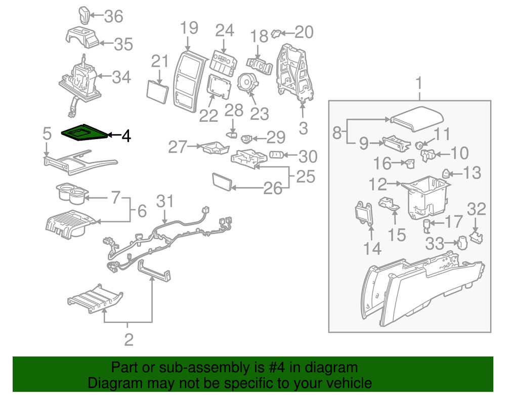 Genuine GM Shift Plate 15867908