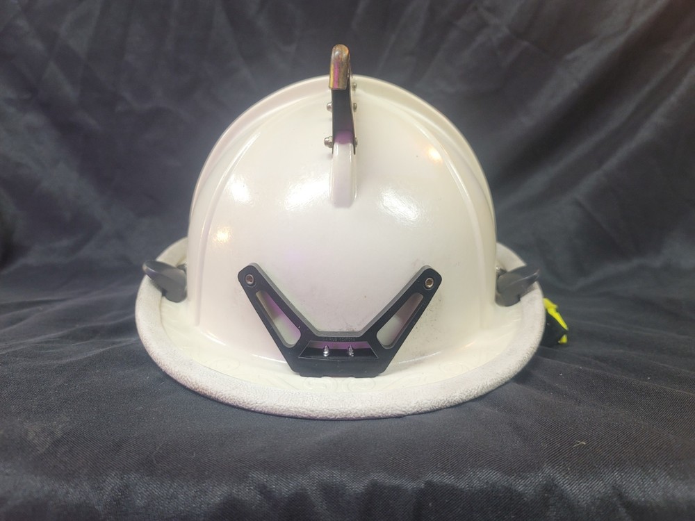 Vintage MSA Cairns 1044 Fireman Firefighter Fire Helmet + Eagle + Straps