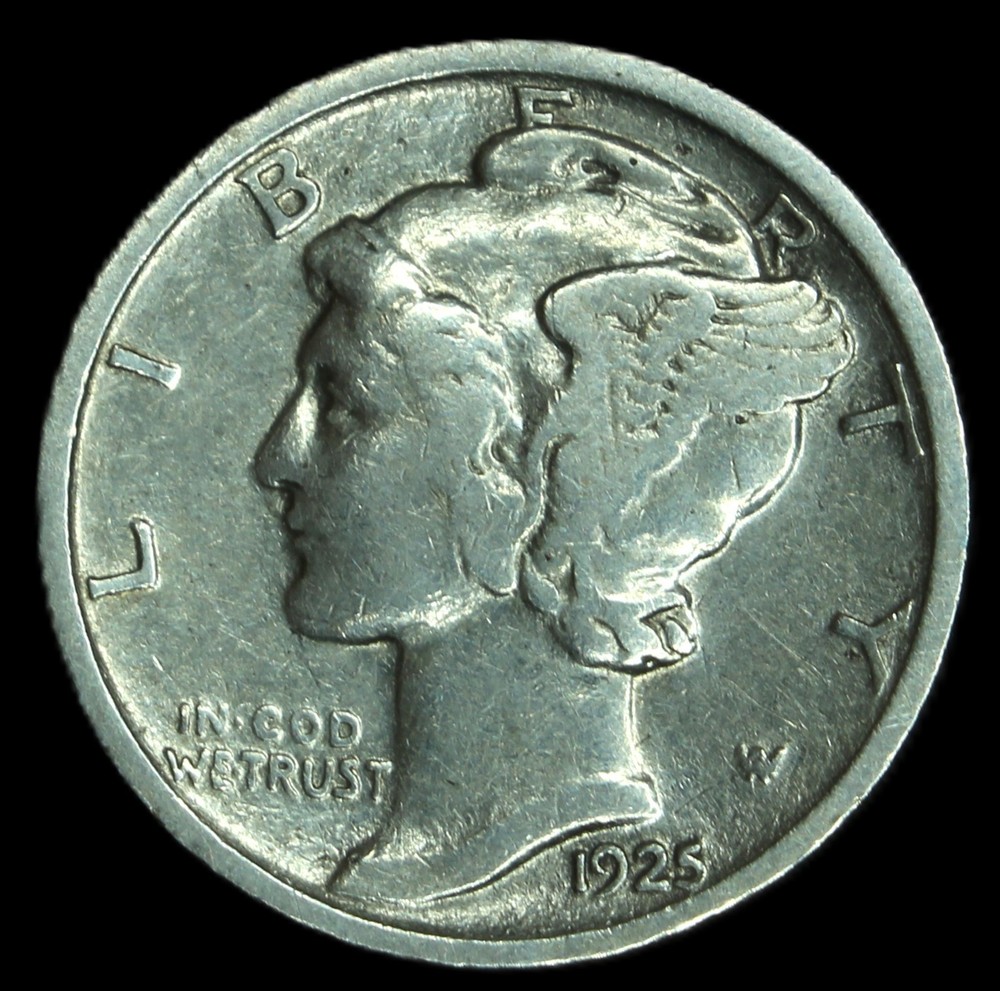 1925 mercury dime- SMH 1152