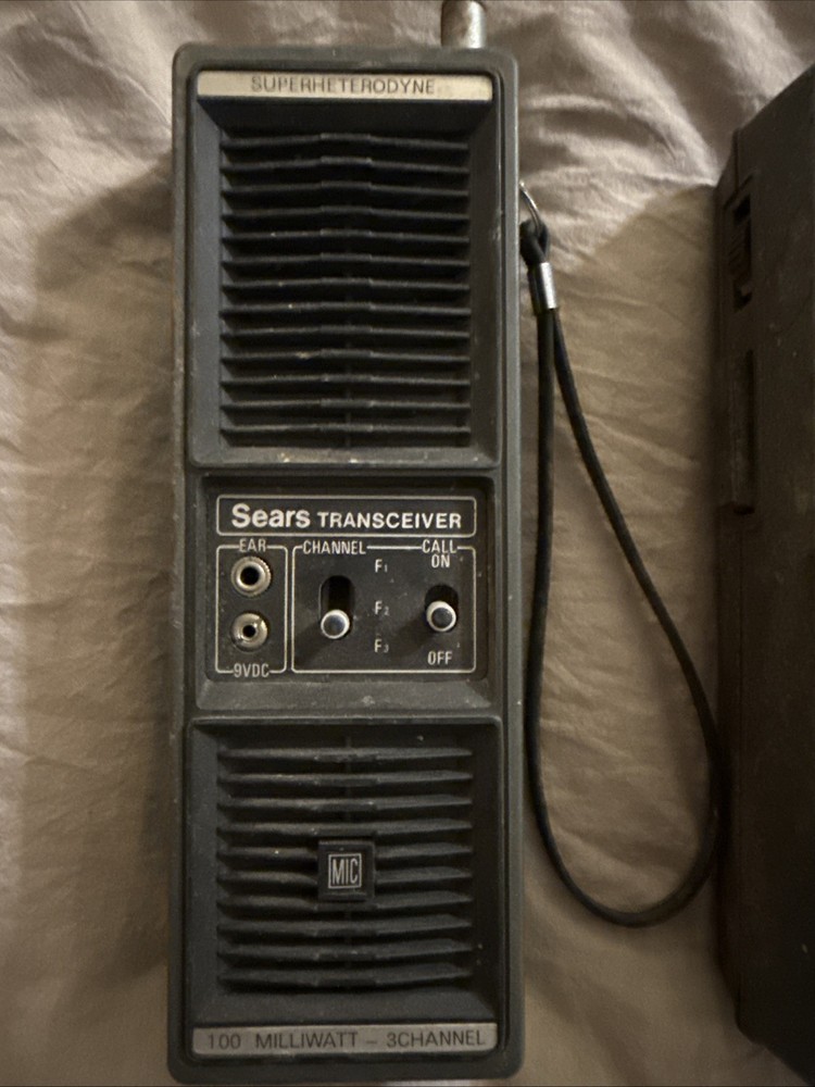 Sears transceiver Radios UNTESTED 100 MILLIWATT READ DESC VINTAGE TECH