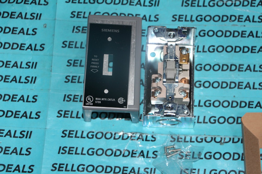Siemens SMFFG2 Manual Starter 2 Pole Toggle Switch New