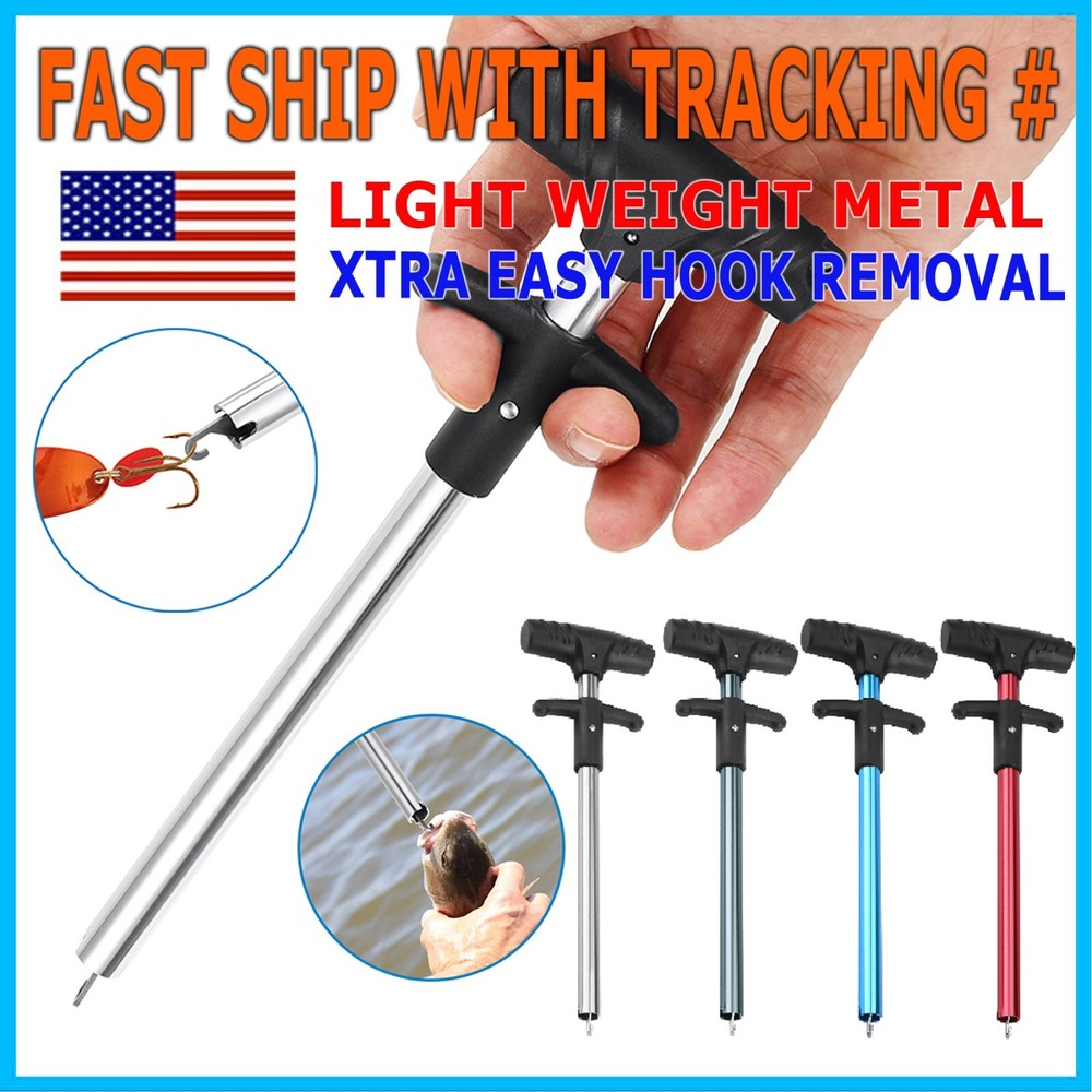 Fish Hook REMOVER Puller Detacher T-Handle Extractor Fishing Tackle Easy Tool US