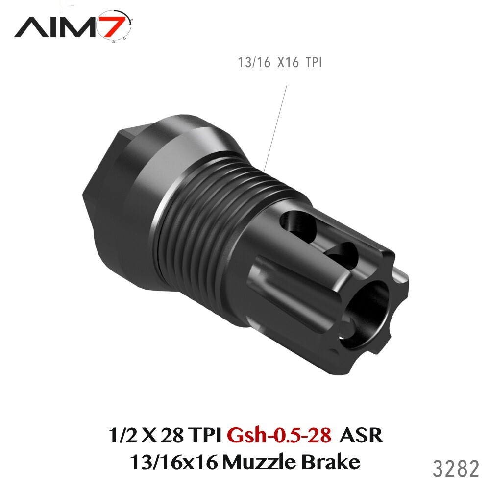 AIM7 Tempest XDT Taper ASR & Gsh-0.5 Linear Muzzle Compensator 223/22/9mm